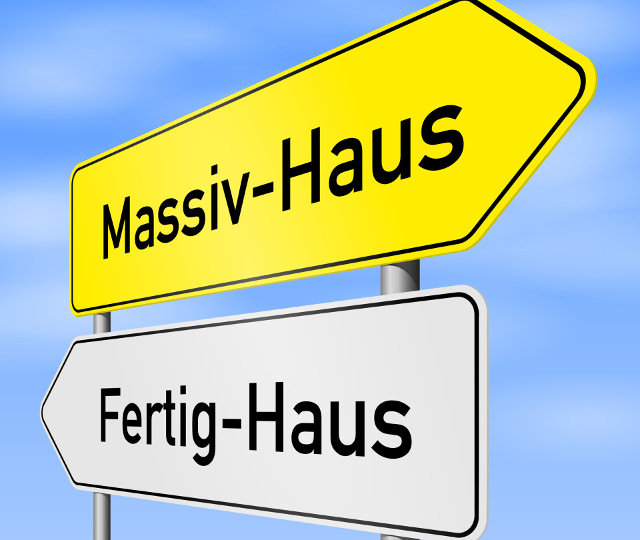 Fertighaus oder Massivhaus?